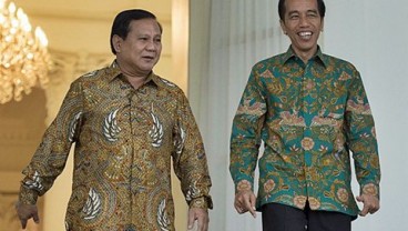 Survei Pilpres 2019: Elektabilitas Jokowi 48,4%, Prabowo 32,2%. Tak Terkejar Calon 'Satu Koma'