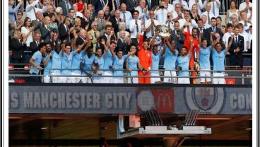 LIGA INGGRIS: Dua Gol Aguero, Manchester City Samai Rekor Chelsea di Community Shield