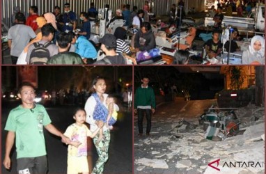 Gempa Lombok: Sekeluarga Tertimbun Beton, Meninggal Berpelukan