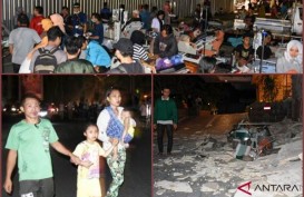 Gempa Lombok: Sekeluarga Tertimbun Beton, Meninggal Berpelukan