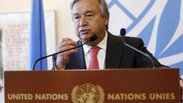 GEMPA LOMBOK: Sekjen PBB Antonio Guterres Bersedih