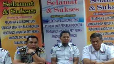 Aptrindo Tanjung Emas Sertifikasi 40 Pengemudi