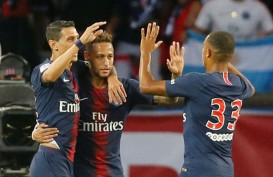 Hasil Lengkap Liga Prancis: Neymar Bawa PSG Pesta Gol