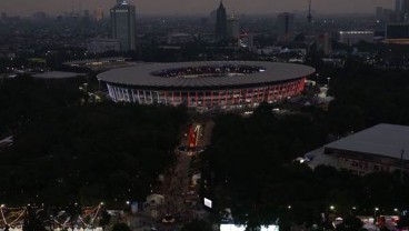 ASIAN GAMES 2018: Inilah Suasana Malam di GBK, Yura Yunita Pun Menggebrak