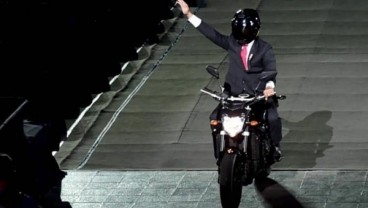 Presiden Naik Motor di Asian Games Murni Hiburan, Jangan Disangkutkan ke Politik