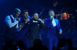 Boyzone Sukses Bikin Penonton Histeris di Prambanan Jazz 2018