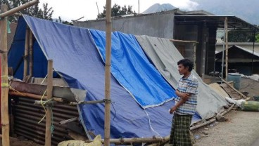 LAPORAN DARI LOMBOK: Korban Gempa NTB Pilih Bertahan di Tenda Darurat