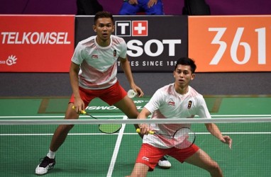 Hasil Bulu Tangkis Asian Games: Kalahkan Ganda Malaysia, Fajar/Rian ke Semifinal