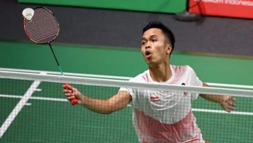 Hasil Bulu Tangkis Asian Games 2018: Anthony Ginting Gagal Susul Jojo ke Final