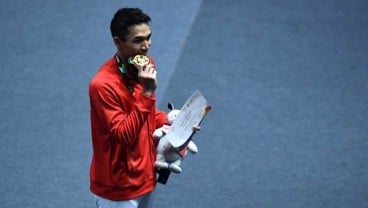 Emas dari Jonatan Ikuti Jejak Taufik Hidayat 12 Tahun Lalu