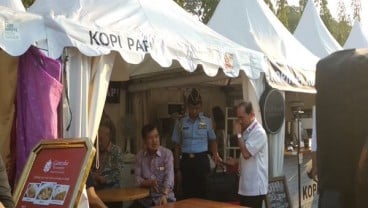 JK Kunjungi Booth Kopi di Zona Atung Sambil Makan Soto dan Sate