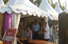 JK Kunjungi Booth Kopi di Zona Atung Sambil Makan Soto dan Sate