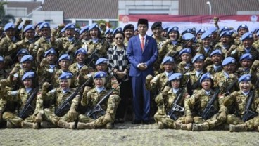 Presiden Jokowi Berangkatkan Pasukan Perdamaian Indonesia ke Kongo dan Lebanon