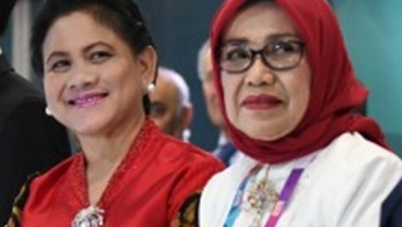 HUT POLWAN: Ibu Iriana Joko Widodo dan Ibu Mufidah Jusuf Kalla Hadir di Monas