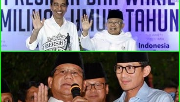 Pilpres 2019 : Ini Hasil Survei Terbaru Jokowi vs Prabowo