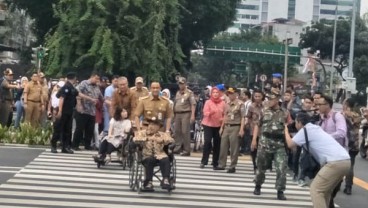 Diresmikan, Ini Penampakan Pelican Crossing Halte BI Transjakarta