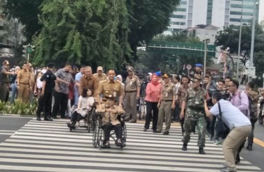 Diresmikan, Ini Penampakan Pelican Crossing Halte BI Transjakarta