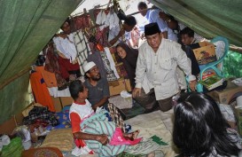 Ditemani Titiek Soeharto, Prabowo Kunjungi Korban Gempa Lombok
