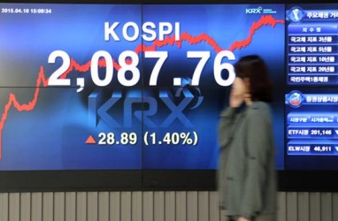 Bursa Global Tertekan, Indeks Kospi Ditutup Melemah 1,03%