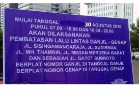 Sistem Ganjil Genap Bukan Solusi Final bagi Jakarta