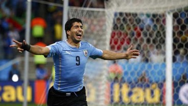 Luis Suarez Cetak 2 Gol, Uruguay Gasak Meksiko Skor 4 - 1