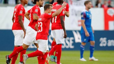 Hasil Nations League Eropa, Swiss Pesta Pora Setengah Lusin Gol