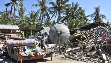 GEMPA LOMBOK: Kementerian PUPR Bantu Pegawai yang Rumahnya Rusak