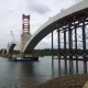 Konstruksi Jembatan Pulau Balang di Kaltim Capai 58,23%