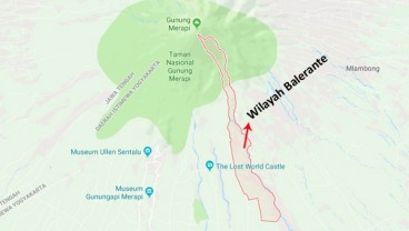 Bukaan Kawah Merapi Mengarah ke Klaten, Balerante Desa Terdekat Jalur Lahar