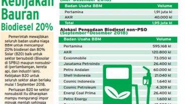 Pemerintah Pantau Terus Perluasan Mandatori B20