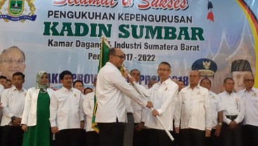 Sempat Tidak Harmonis, Pengurus Kadin Sumbar Akhirnya Dikukuhkan