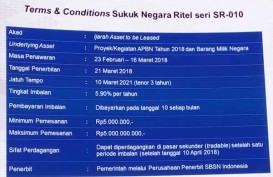 SURAT BERHARGA NEGARA : Penaikan SBN Ritel Munculkan Dilema