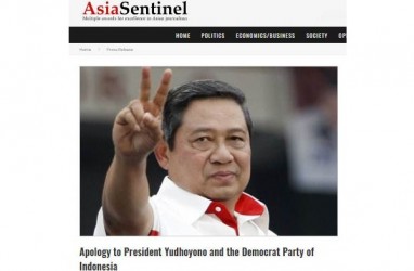 Asia Sentinel Minta Maaf, Ini Pernyataan SBY Soal Fitnah Kepada Dirinya