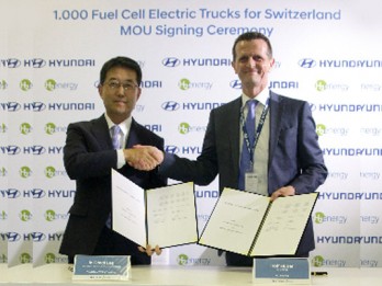 Hyundai & H2E Kolaborasi Pasok 1.000 Truk Listrik Hidrogen ke Pasar Swiss