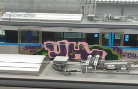 Belum Beroperasi Kereta MRT Jakarta Sudah Kena Aksi Vandalisme