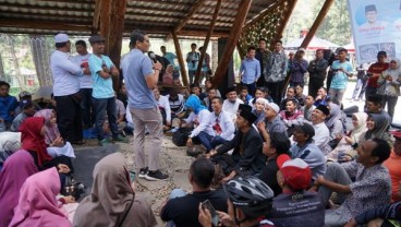 Sandi Temukan Tempe "Sachet" di Pasar Sendiko Semarang