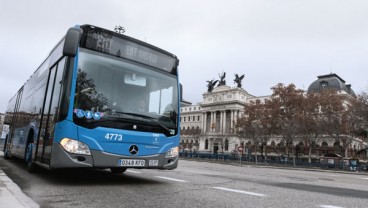 672 Bus Mercedes-Benz Citaro Bahan Bakar Gas Segera Beroperasi di Madrid