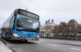 672 Bus Mercedes-Benz Citaro Bahan Bakar Gas Segera Beroperasi di Madrid