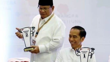 Survei Indikator Politik: Prabowo Menang Tegas, Jokowi Menang Dipercaya