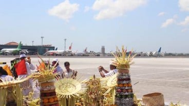 Pasca Lolos Verifikasi, Bandara Ngurah Rai Gelar Upacara Melaspas Perluasan Apron