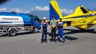 Air Tractor Bawa 4.000 liter Solar ke Palu