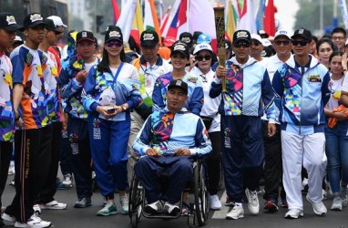 Kirab Obor Asian Para Games, Sejumlah Ruas Jalan di Jakarta Ditutup