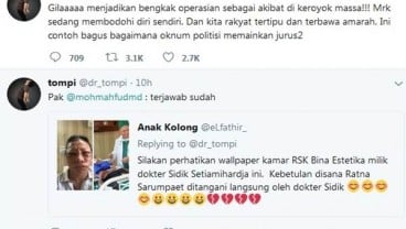 Tompi Sebut Bengkak Wajah Ratna Sarumpaet Sebagai Reaksi Pascaoperasi, Bukan Pemukulan