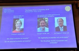 Riset Evolusi Protein Dianugerahi Nobel Kimia 2018