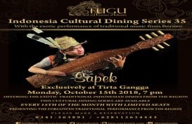 Hotel Tugu Gelar Pentas Musik Tradisional Kalimantan "Sapek"