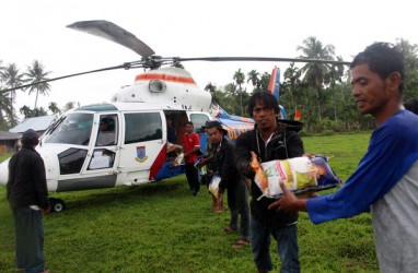 BANTUAN PASCAGEMPA, Helikopter Polri Bakal ke-10 Daerah Terisolir 