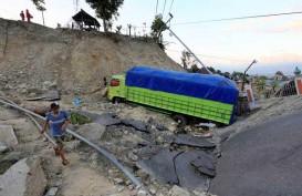 Jalur Trans Sulawesi di Sigi Sudah Dapat Dilalui Kendaraan Pascagempa Donggala