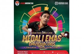 David Jacobs Tambah Raihan Medali Emas Indonesia