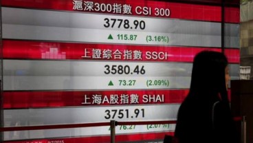 Pasar Saham China Terbebani Prospek Pertumbuhan