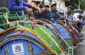 Revisi Perda Legalisasi Becak Tunggu Persetujuan Ketua DPRD DKI